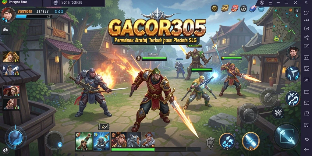 Tampilan gameplay strategi seru GACOR305 yang penuh aksi.