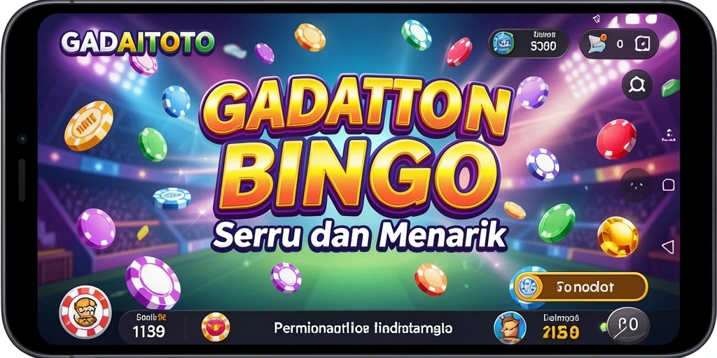 Tampilan gameplay menarik dari GADAITOTO dengan kartu Bingo.