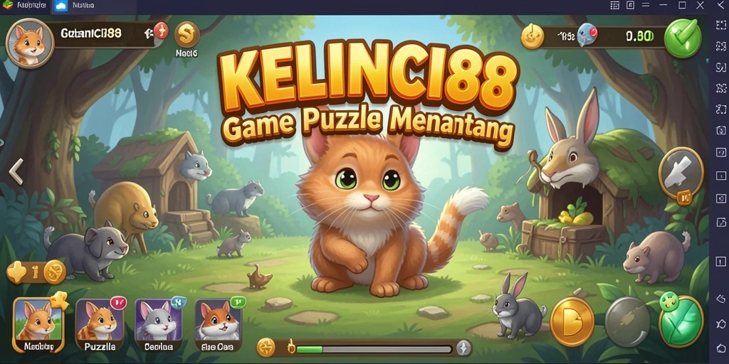 Gameplay KELINCI88 yang seru dengan berbagai teka-teki menantang.