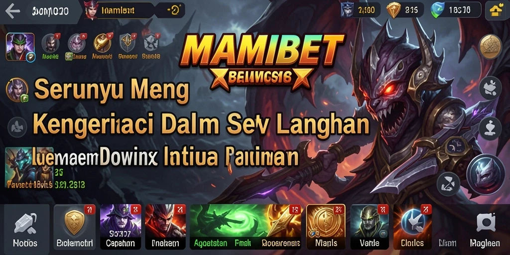 Gameplay menegangkan di dunia horor MAMIBET.
