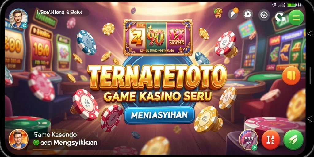 Tangkapan layar utama TERNATETOTO dengan gameplay yang menakjubkan.